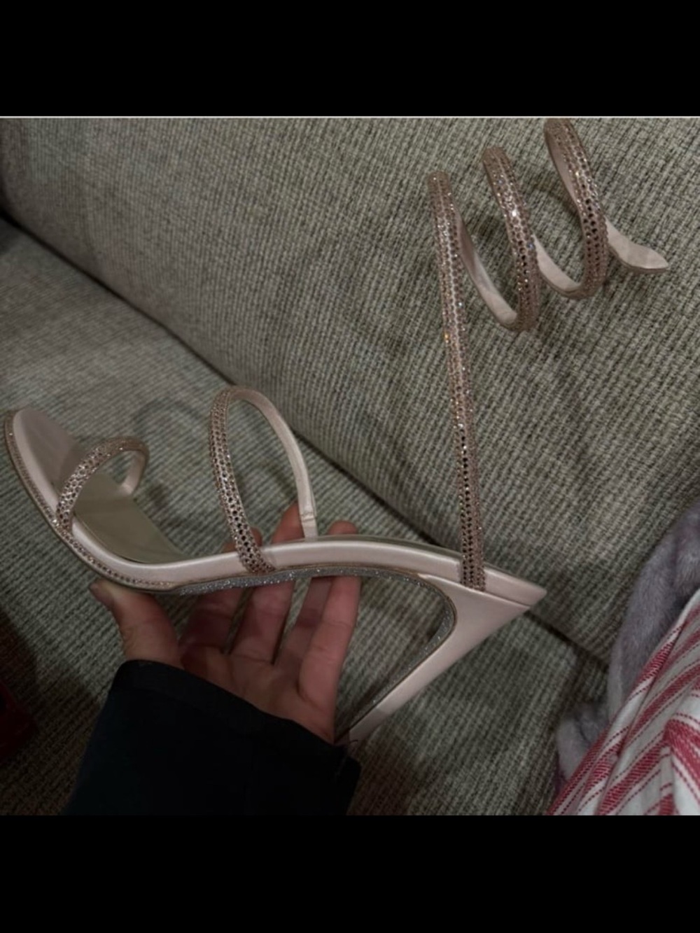 Rene caovilla wrap heels